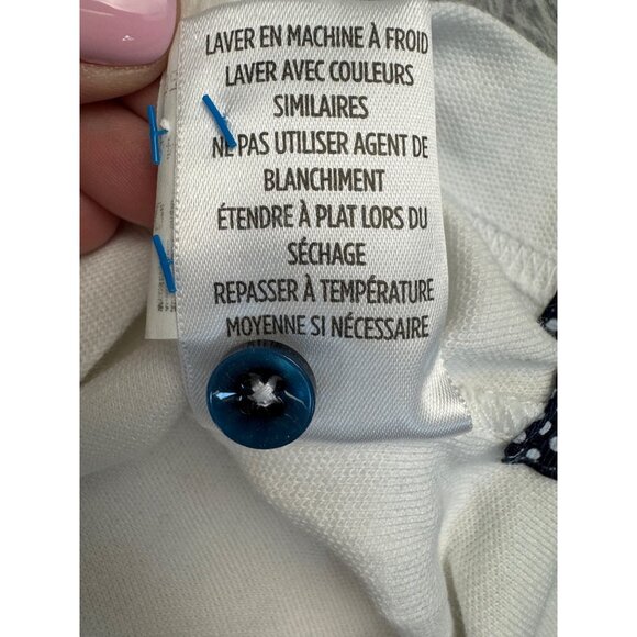 Robert Graham White Polo Shirt XL Classic Fit Embroidered Devil Logo Made - Peru - Picture 7 of 13